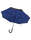 Parapluie  fermeture rversible bleu